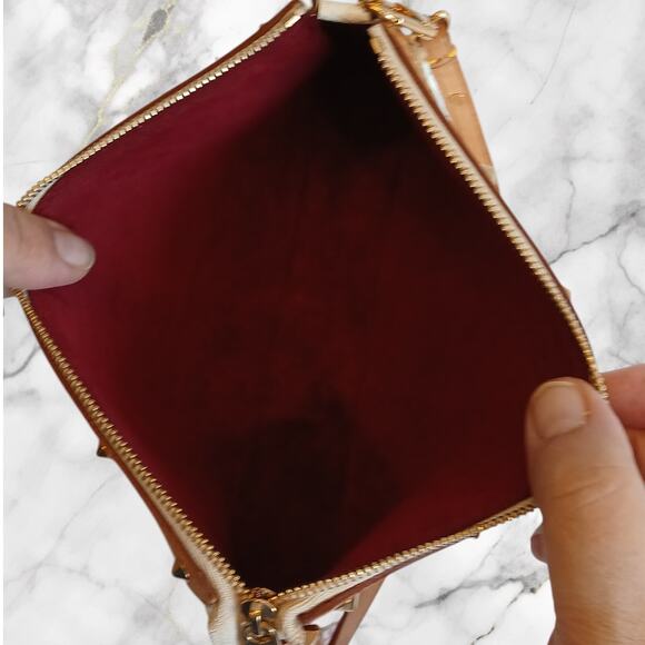 Authentic Louis Vuitton Pochette Multicolor Murakami Top Handle Bag MSRP: $2,700 - Picture 12 of 13